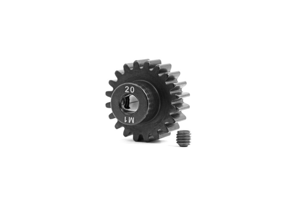Motordrev (Pinion) 20T 1.0M för 5mm Axel (Fräst/Härdad)