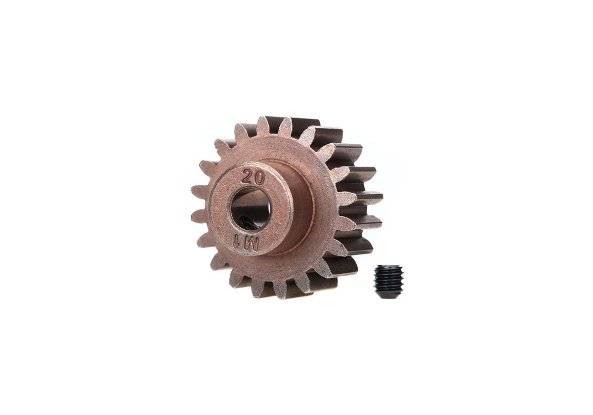 Motordrev (Pinion) 20T 1.0M för 5mm Axel (för ståldrev)