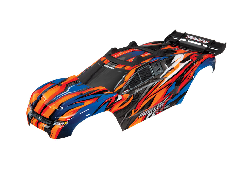 Kaross Rustler 4x4 Orange Komplett Clipless 6717T