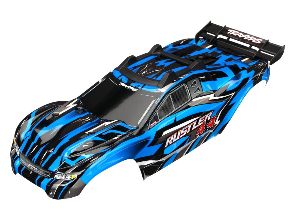 Kaross Rustler 4x4 Blå Komplett Clipless 6718X