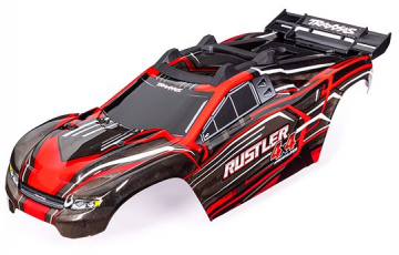 Kaross Rustler 4x4 Röd (för Clipless Montering) 6740-RED