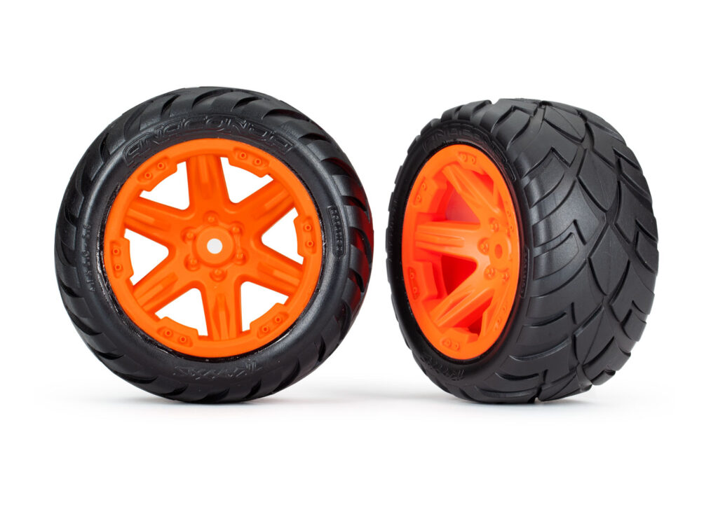 Däck/fälg Anaconda/RXT Orange 2,8" 2WD Bak (TSM) (2)