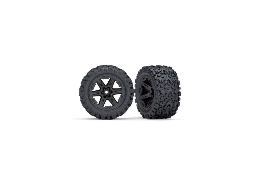 Däck/fälg Talon Extreme/RXT Svart 2.8" 2WD Bak TSM (2)