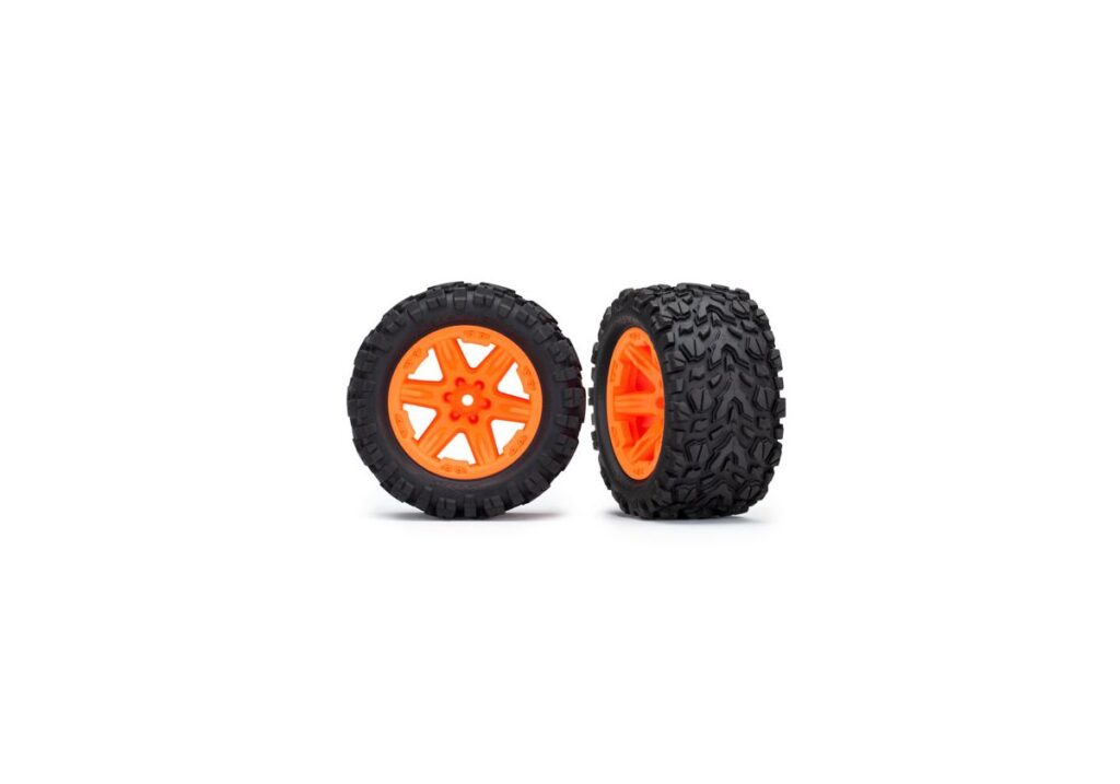 Däck/fälg Talon Extreme/RXT Orange 2.8" 2WD Bak TSM (2)