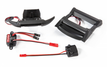 LED 6795 Ljus Fram & Tak Set Komplett Rustler 4x4