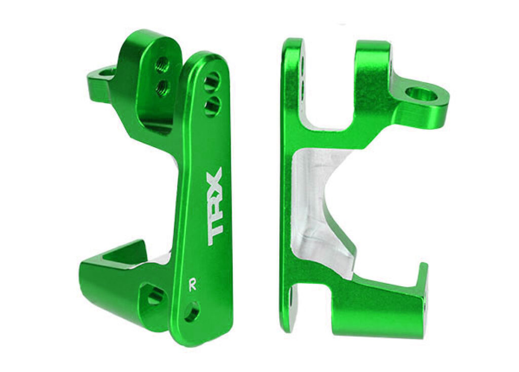 Casterblock Alu Grön V+H (2) 6832G