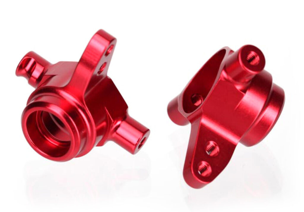 Styrspindel Alu Röd V+H (2) 6837R