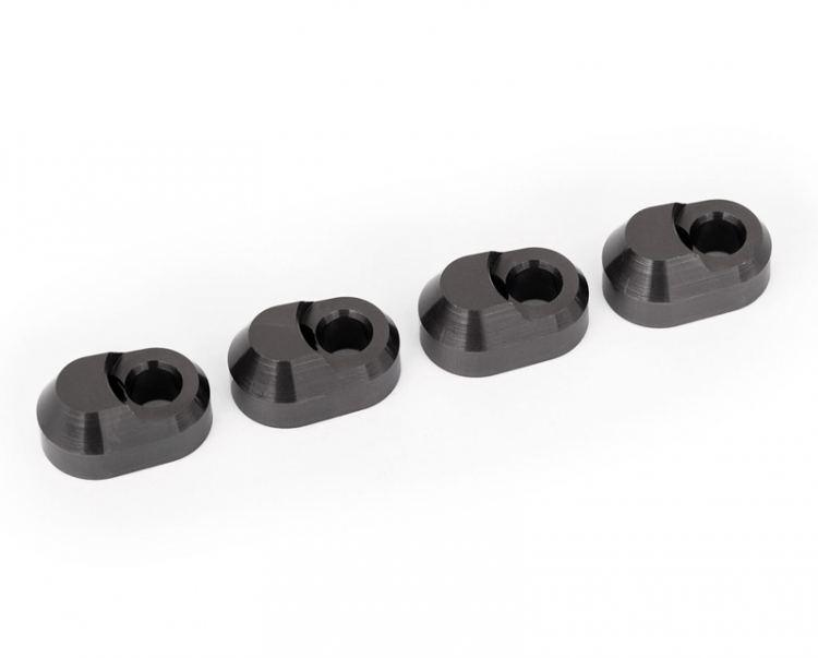 Hållare Stötdämparaxel Alu Grå (4) X-Maxx, XRT 7743-GRAY