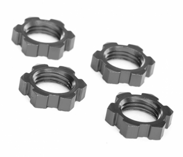 Hjulmutter 17mm Aluminium Grå (4) 7758-GRAY