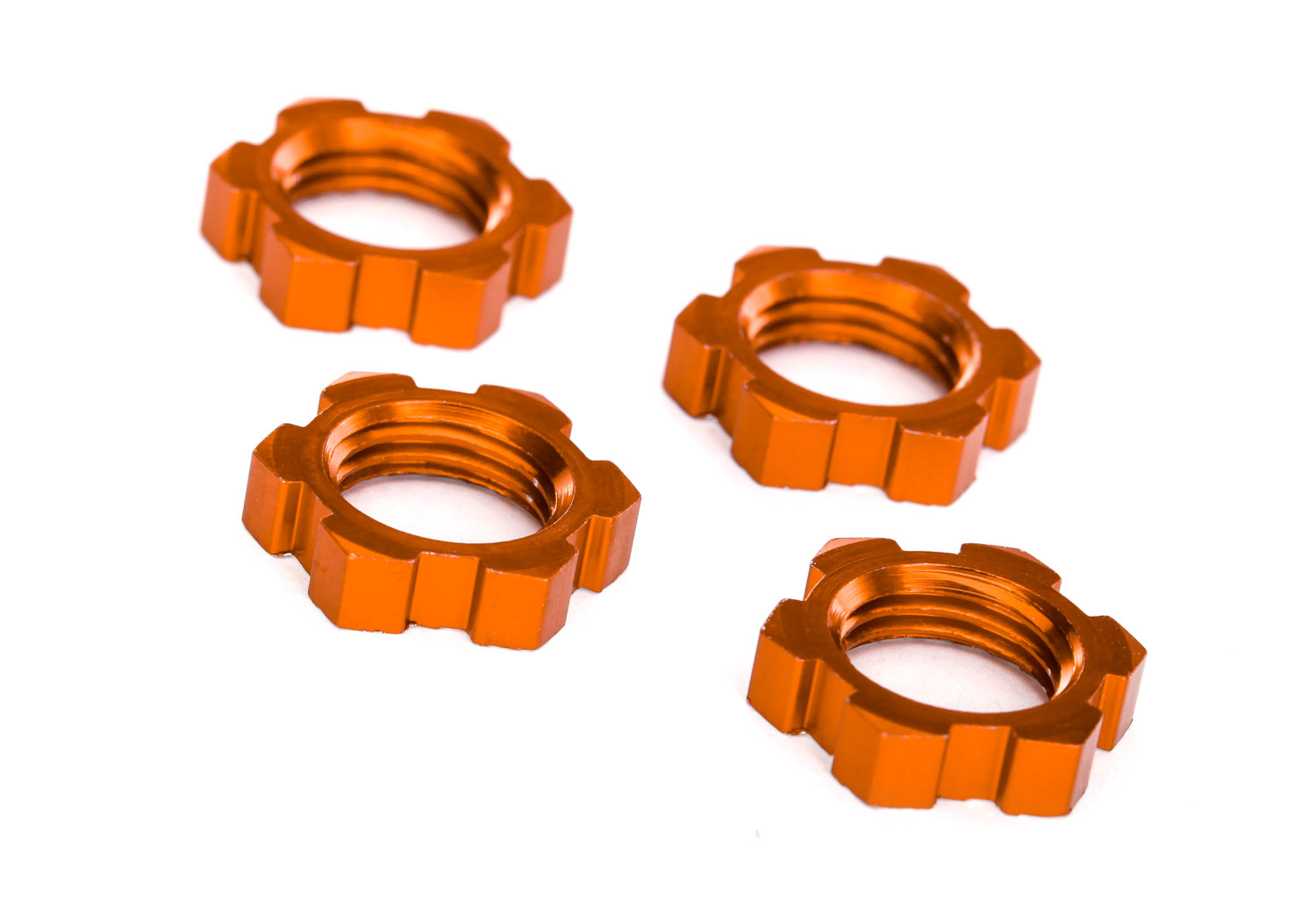 Hjulmutter 17mm Aluminium Orange (4) 7758T