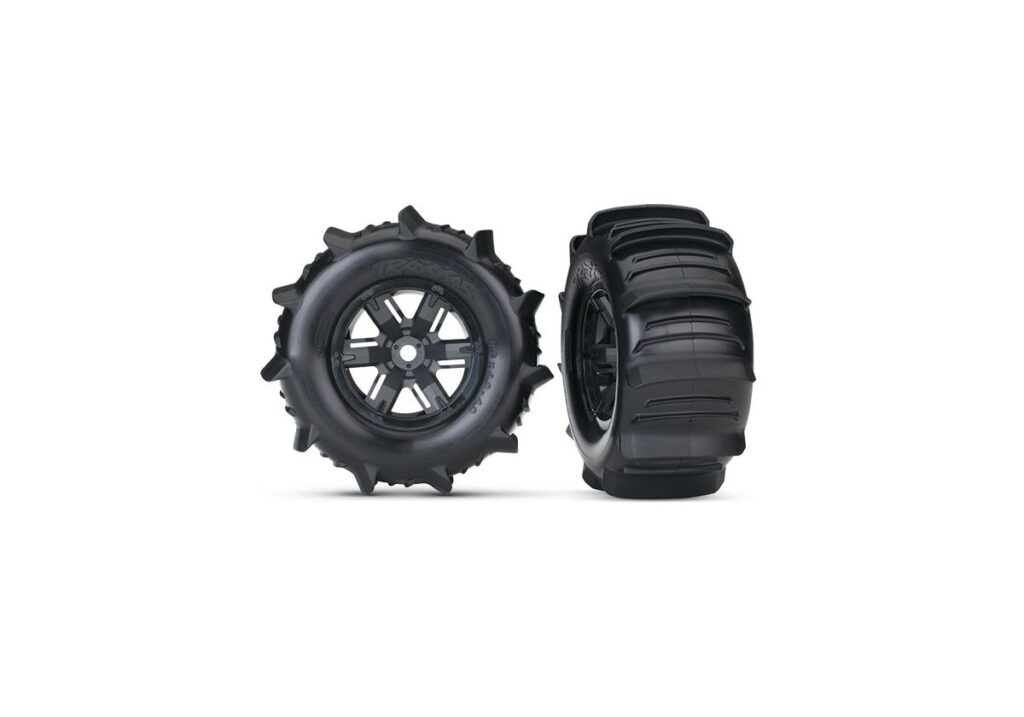 Däck & Fälg Paddel/X-Maxx Svart (2) 7773