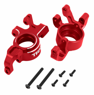 Styrspindel H&V (Par) Alu Röd X-Maxx, XRT 7836-RED