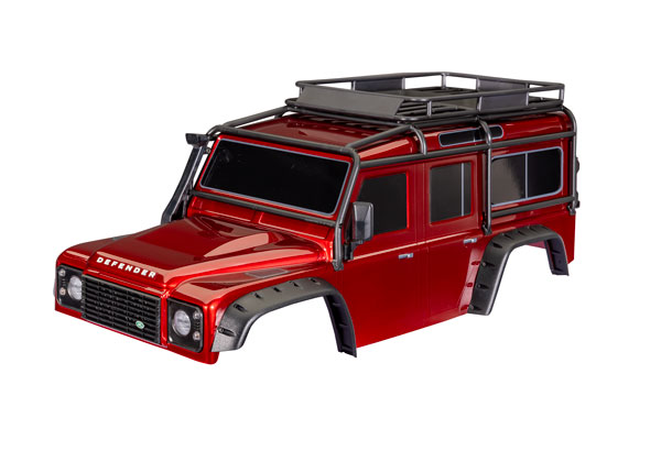 Kaross Land Rover Defender Clipless Komplett Röd 8050-RED - Bild 2