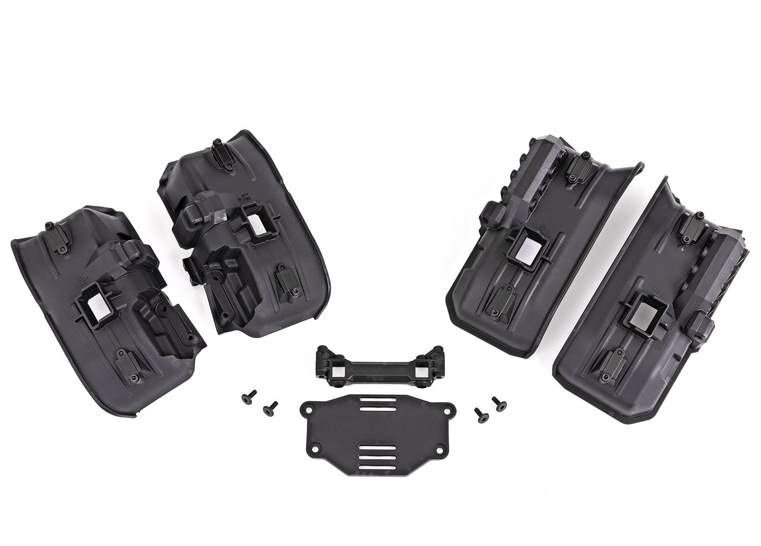 Breda innerskärmar fram/bak TRX-4 clipless-kaross