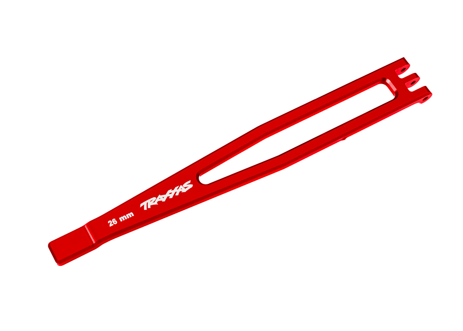 Batterihållare Alu Röd 8327-RED
