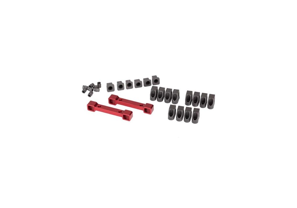 Bärarmsfästen Fram och Bak Alu Röd 4-Tec 8334R