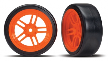 Däck & Fälg Drift 1.9" på Orange Ekerfälg Fram (2) 8376A