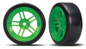 Däck & Fälg Drift 1.9" på Grön Ekerfälg Fram (2) 8376G