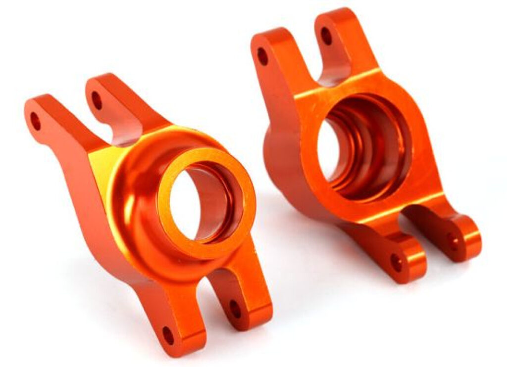 Hjulaxelhållare Bak Alu Orange (2) Maxx ers. 10252-ORNG