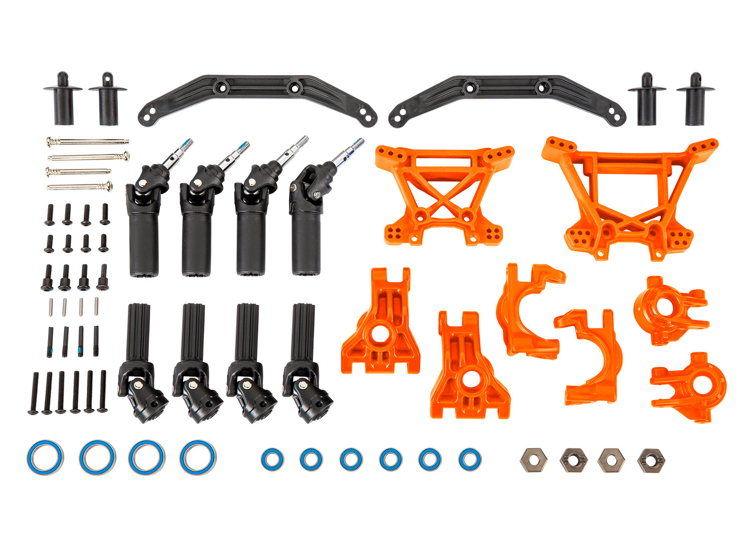 uppgr. EHD Orange Hoss/Rustler/Slash/Raptor R - 4x4