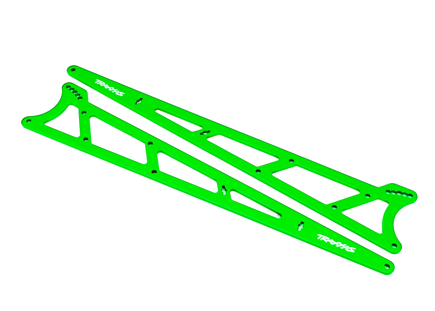 Sidoplattor Wheelie Bar Alu Grön Drag Slash 9462G