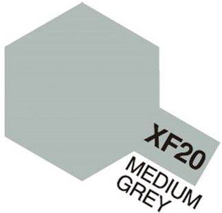 Tamiya 81720 Akryl färg XF-20 Medium Grey 10ml