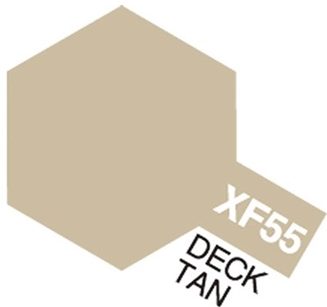 Tamiya 81755 Akryl färg XF-55 Deck Tan 10ml
