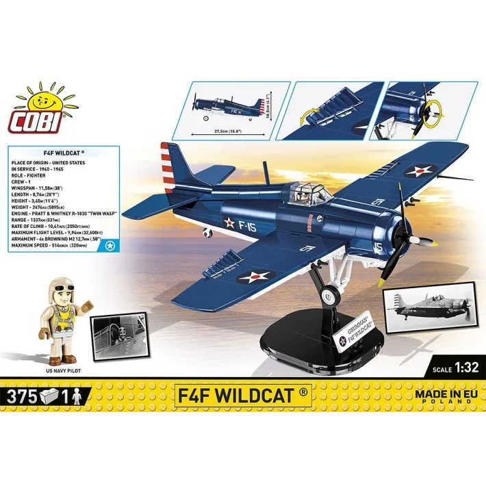 Cobi F4F Wildcat - Northrop Grumman - Bild 8