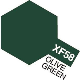 Tamiya 81758 Akryl färg XF-58 Olive Green 10ml