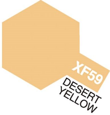 Tamiya 81759 Akryl färg XF-59 Desert Yellow 10ml