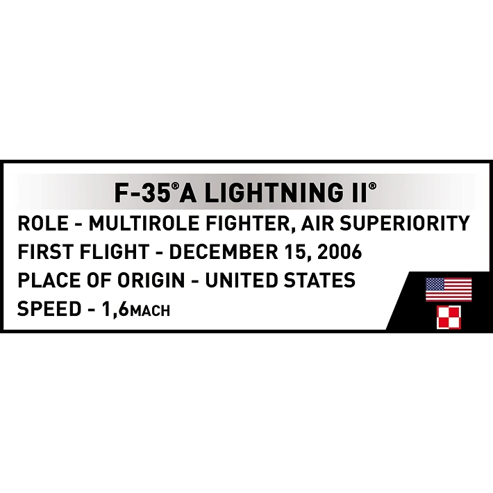 Cobi F-35A Lightning II "Husarz" - Bild 10