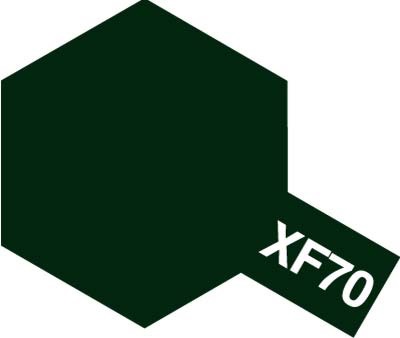 Tamiya 81770 Akryl färg XF-70 Dark Green 2 10ml