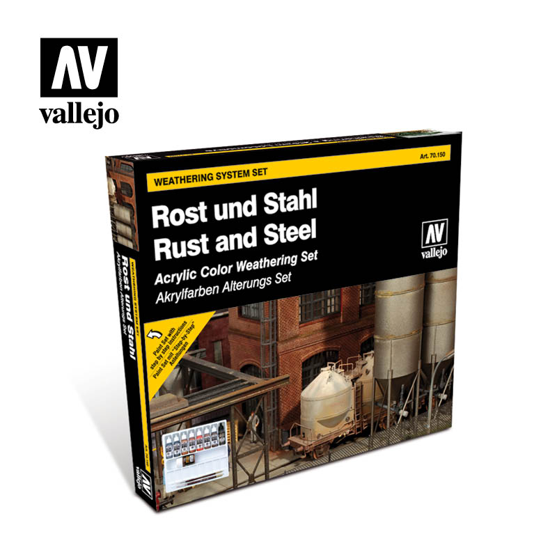 Vallejo70150 Rust & Steel 17ml