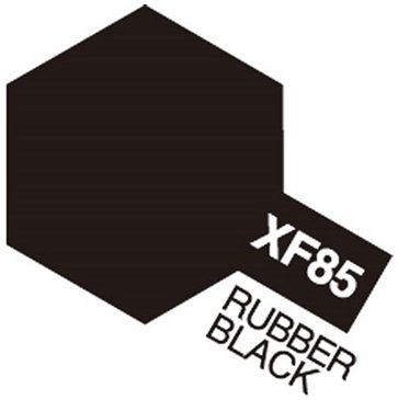 Tamiya 81785 Akryl färg XF-85 Rubber Black 10ml