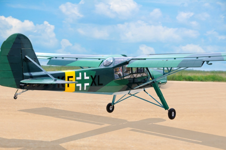 Black Horse Fieseler Fi156C Storch 2850mm 35cc Bensin ARTF - Bild 4