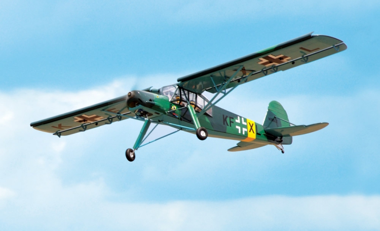 Black Horse Fieseler Fi156C Storch 2850mm 35cc Bensin ARTF - Bild 6