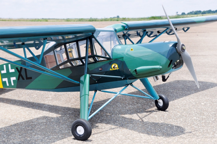 Black Horse Fieseler Fi156C Storch 2850mm 35cc Bensin ARTF - Bild 7