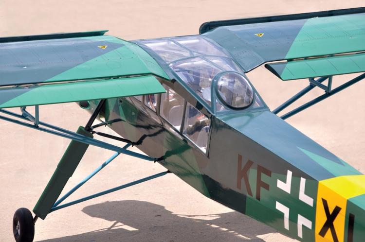 Black Horse Fieseler Fi156C Storch 2850mm 35cc Bensin ARTF - Bild 8