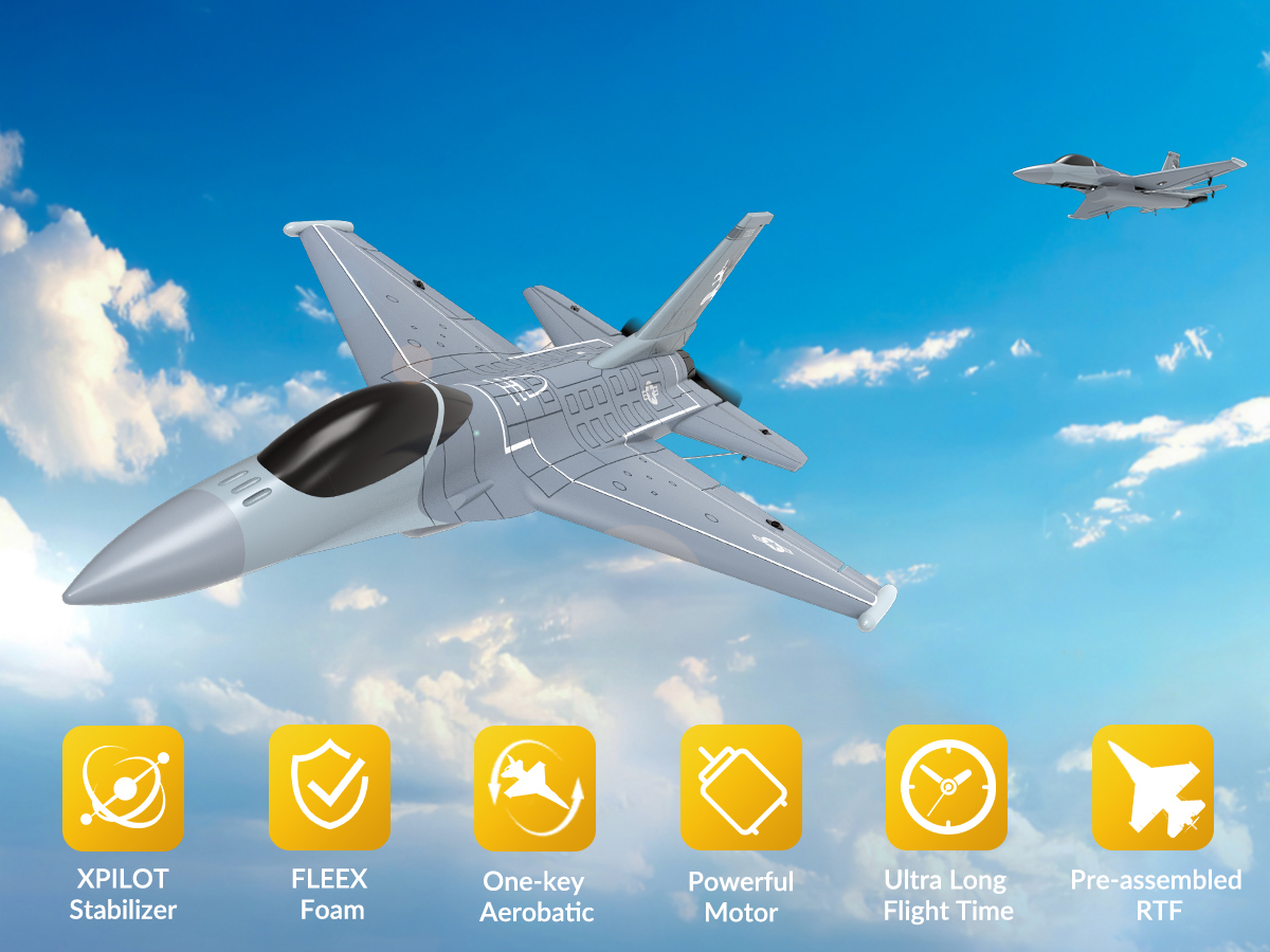 Volantex F16 Fighting Falcon Gyro 4-Kanals 340mm RTF - Bild 8