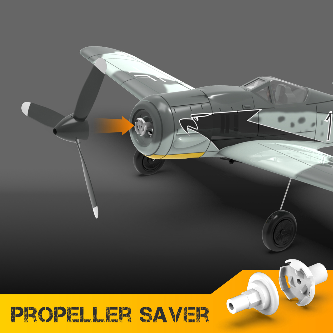 Volantex FW190 Gyro 4-Kanals 400mm RTF - Bild 8