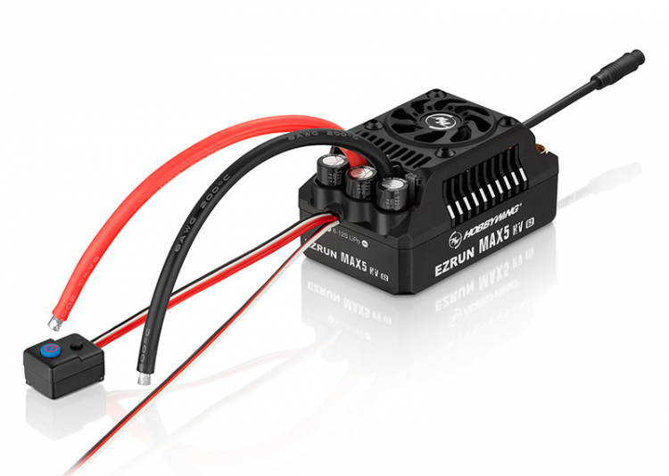 EzRun MAX5 HV G2 250A 6-12S Sensor WP Fartreglage 1/5 - Bild 4