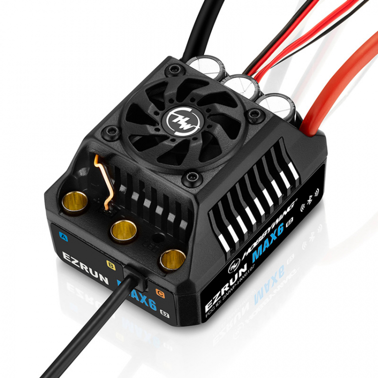 Hobbywing EzRun MAX6 G2 200A 3-8S Sensor WP Fartreglage 1/6 - Bild 2