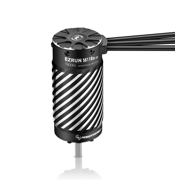 Hobbywing Motor EzRun 56118SL 1600kV Black G2 Sensorlös 1/7-1/8