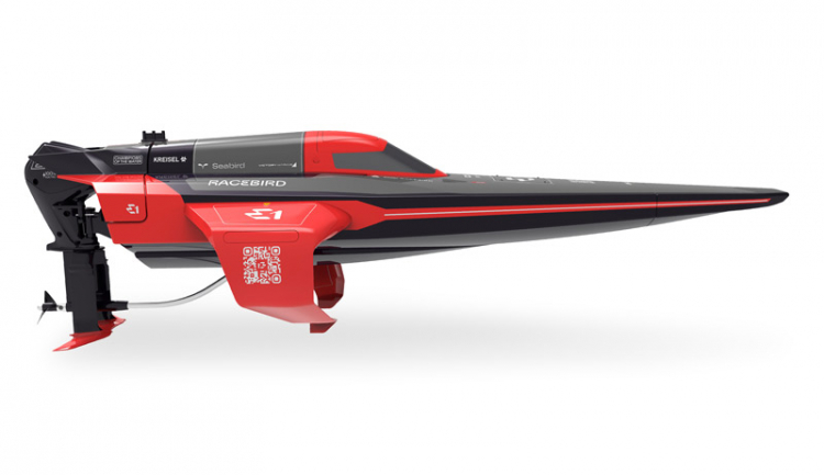 Joysway Racebird Lite E1 Hydrofoil 1/14 skala Elbåt RTR Röd - Bild 3