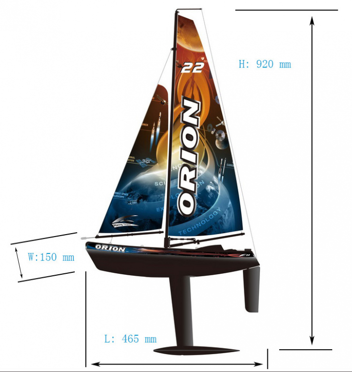 Joysway Segelbåt Orion V2 465mm RTR - Bild 5