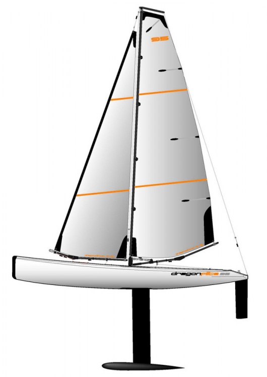 Joysway Segelbåt Dragon Flite 95 V2 PNP utan sändare