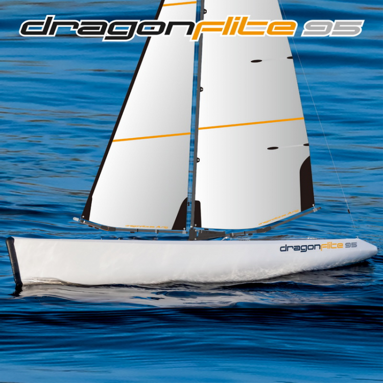 Joysway Segelbåt Dragon Flite 95 V2 PNP utan sändare - Bild 5