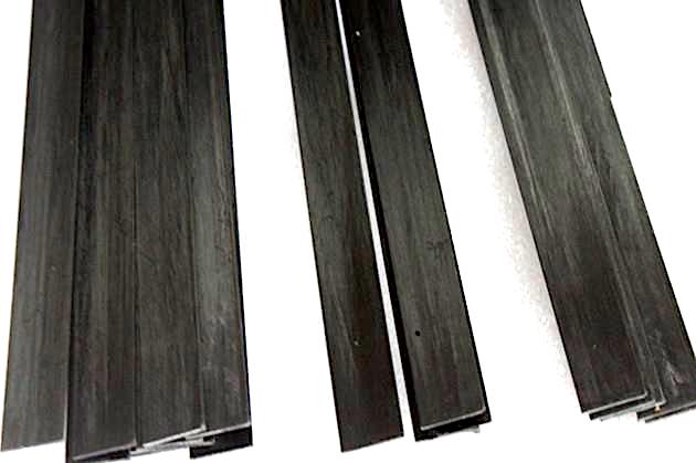 Kolfiber platt 0.5x3mm  (2x500mm)