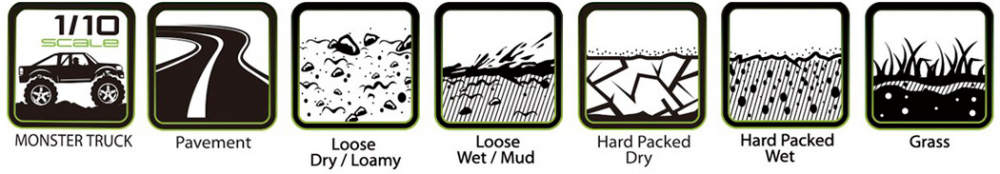 Louise ST-HUMMER Däck/Fälg 1/10 Soft 2-pack - Bild 4