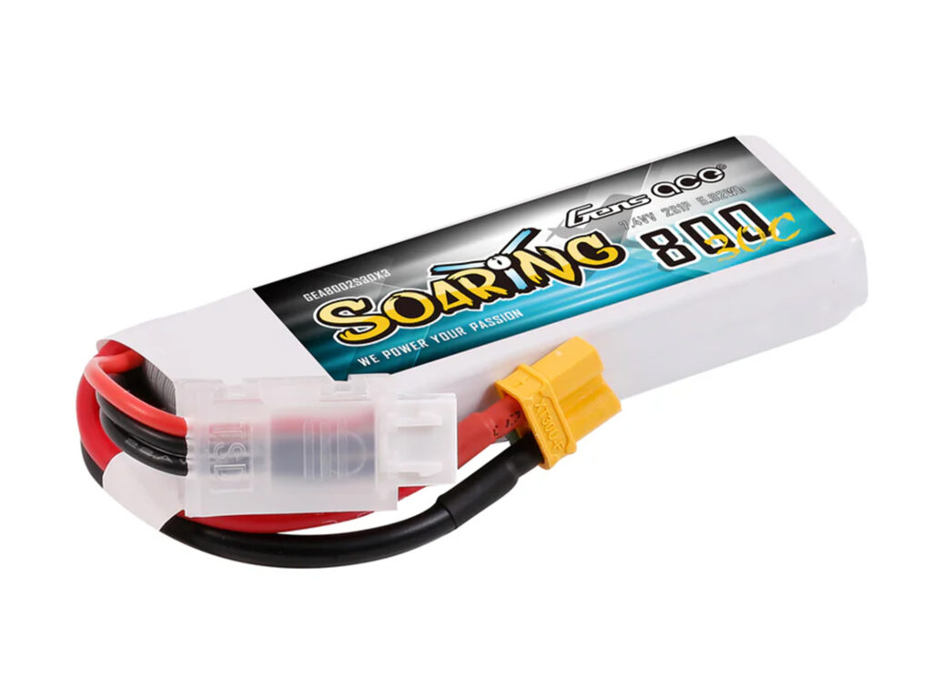 Lipo 7,4v 2S 800mAh Gens ace XT30
